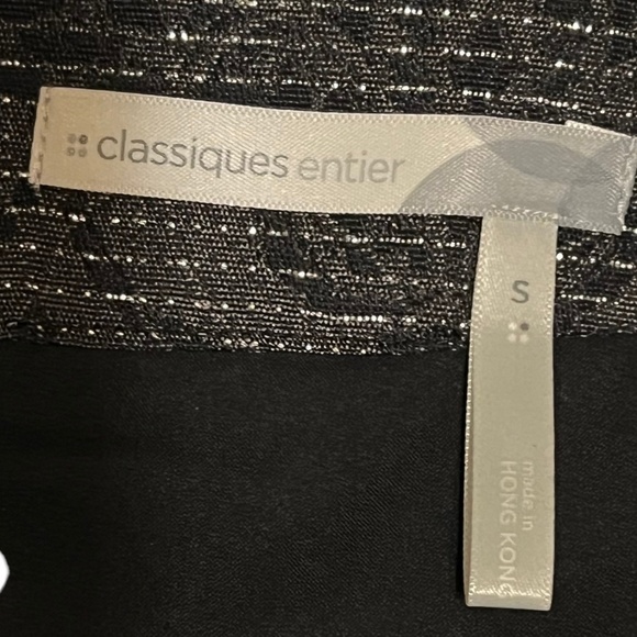 Classiques Entier | Black Cocktail Dress with Silver Damask Pattern - Picture 5 of 5